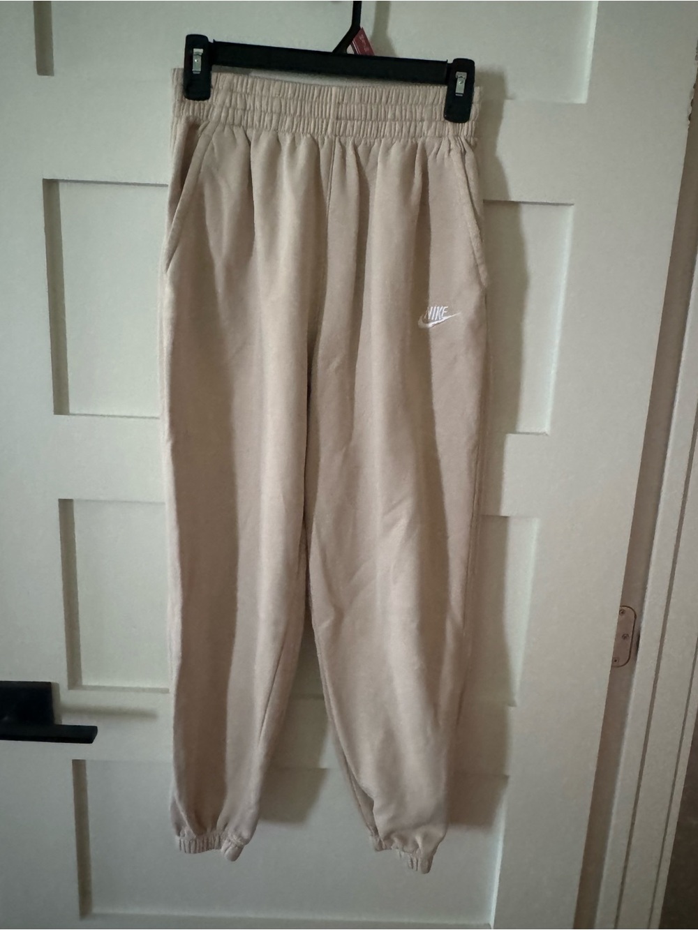 Nike Tan Fleece Sweatpants with White Tag
